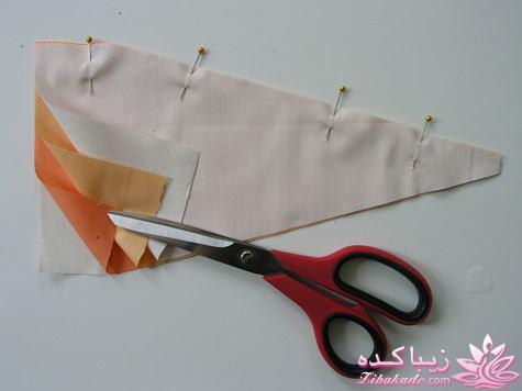 دوخت کوسن با تکه ها 